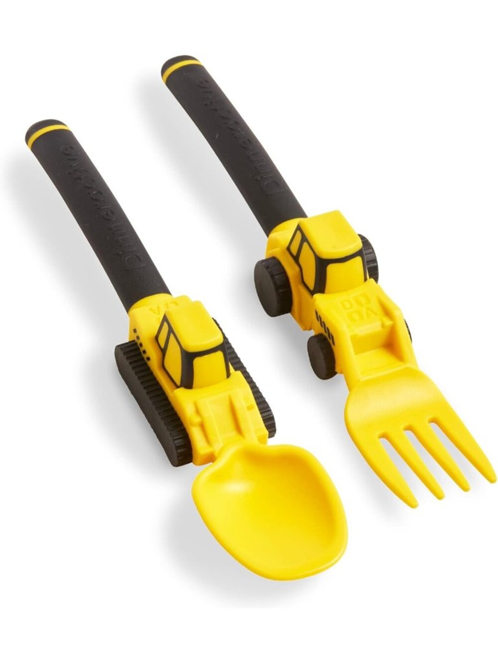 Construction Themed Toddler Utensil Set – 2-Piece Forks & Spoons for Kids